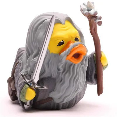 Produktbild von TUBBZ Badeente Lord of the Rings Gandalf (You shall not pass) Boxed Edition Vinyl 10 cm