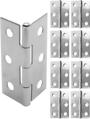 Produktbild von 'FUXXER® - 8x Edelstahl- Scharniere, Metall-Scharniere, Eisen-Scharniere, Für Schänke Schrank-Türen T'