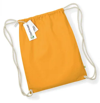 Produktbild von Westford Mill W810 | EarthAware Organic Gymsac / 37 x 47 cm - Farbe: Amber - Größe: 37 x 47 cm