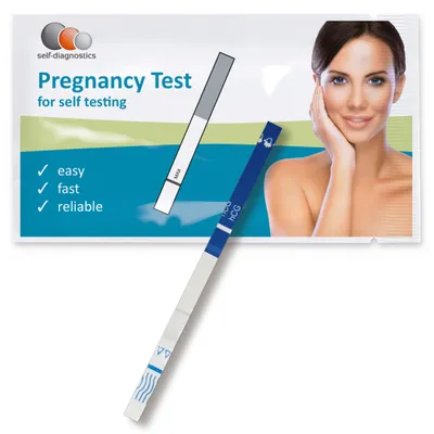 Obrázek produktu pro self-diagnostics časný těhotenský test  hCG 10miu/ml – 20 testovacích proužků
