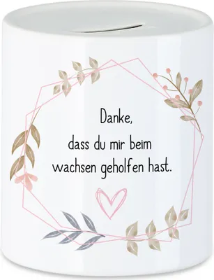 Produktbild von Erzieherin Spardose Danke Für Hilfe Beim Wachsen Kindergarten Abschiedsgeschenk Kindergarten Kita