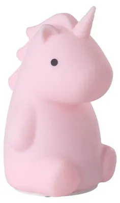 Produktbild von EGLO LED Nachtlicht Castellino, Akku Tischlampe Einhorn, Kinderzimmer Deko Mädchen, Nachttischlampe Kinder Baby Bett, touch bedienbar, warmweiß, RGB