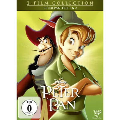 Obrázok produktu pre Peter Pan 1+2, Doppelpack DVD