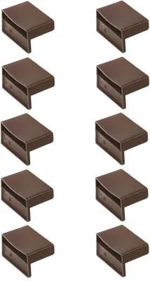 10 Lattenhalter 55 mm Kunststoff flexibel braun für Bett
