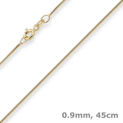 0-9mm-Schlangenkette-aus-375-Gelbgold-45cm