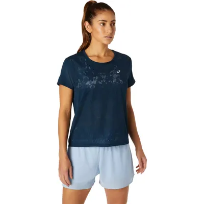 Produktbild von Asics Ventilate SS Top 2012C033-401, Damen, t-shirts, Dunkelblau, Größe: XS EU