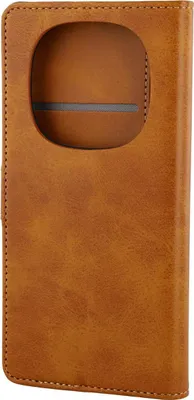 Produktbild von Handyhülle mit Klappe für Xiaomi Redmi Note 15 / POCO M8 5G, Bizon Case Pocket, Braun