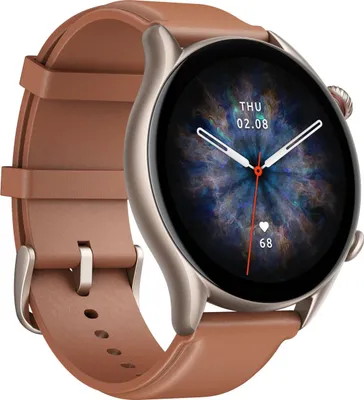 Produktbild von Amazfit GTR 3 Pro - Smartwatch - brown leather