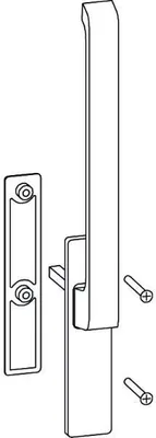 Produktbild von GU-966 PSK mZ Drehgriffgarnitur DIRIGENT innen, ohne PZ, silber