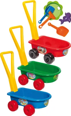 Produktbild von Handwagen Bollerwagen Transportwagen Ziehwagen Kinderspielzeug +3J