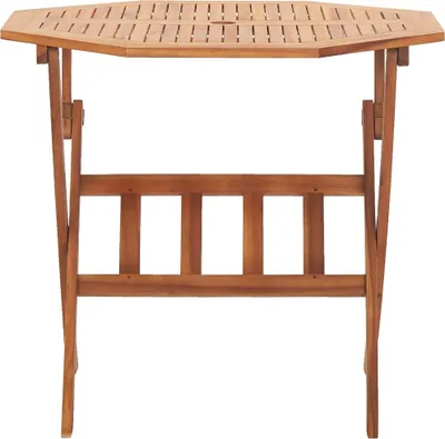 Image de vidaXL Table de jardin pliante 90x75 cm bois massif acacia