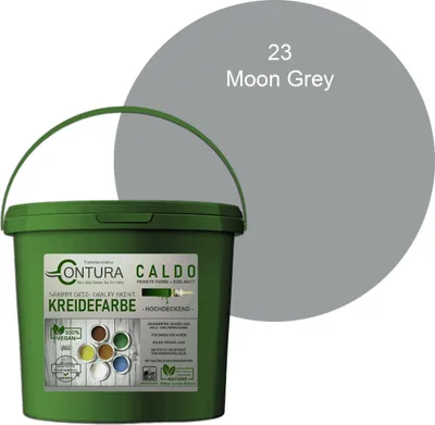 Produktbild von Contura BeGreen 1Kg. Kreidefarbe Shabby Chic Möbellack - 23 Moon Grey