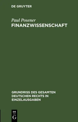 Produktbild von Finanzwissenschaft