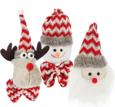 Produktbild von COM-FOUR® 3x Premium Weihnachts-Wichtel für die Weihnachtsdeko, winterliche Figur als Dekoartikel, als Raumschmuck oder Geschenk