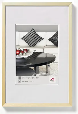 Walther Design Chair Alurahmen Gold 10x15 cm