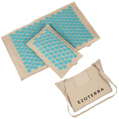 Produktbild von Ökologisches Akupressur-Set Matte Kissen Tasche