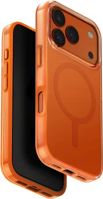 Produktbild von UNIQ Clario Hülle für iPhone 17 Pro Magclick Charging orange