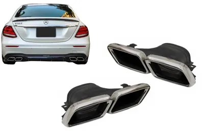 Produktbild von Auspuff Schalldämpfer für Mercedes W213 16+ E63 Look GLC SUV X253 C253 15-17.