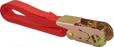 Image de Sangle de serrage, 3m, à cliquet, rouge - THIRARD