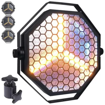 Produktbild von EVOLIGHTS LUMENO Retro-Vintage-Bühnenbeleuchtung Scheinwerfer warmweiß + RGB