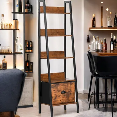 Obrázok produktu pre Nábytok R Barregal, stojan na prezentáciu nápojov pre bar, výška 26 cm, s priehradkami na uskladnenie