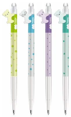 Zdjęcie produktu dla Długopis wymazywalny Hello Bears 0,5mm nieb(12szt)