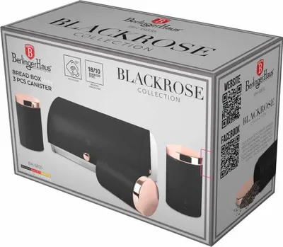 A product box for a bread box and canister set.