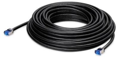 Produktbild von LANCOM OW-602 Ethernet Cable (15 m), 15 m, Cat6a, S/FTP (S-STP), RJ-45, RJ-45, Schwarz