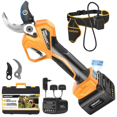 Obrázek produktu pro Zahradní nůžky, bezkartáčový motor, systém dvou akumulátorů, 4 Ah, dva akumulátory