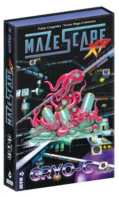 Produktbild von Puzzlespiel Mazescape: Ein Knobelspiel – Solitär-Brettspiel – Labyrinth mit Kartenbau – Mustererkennung für Einzelspieler