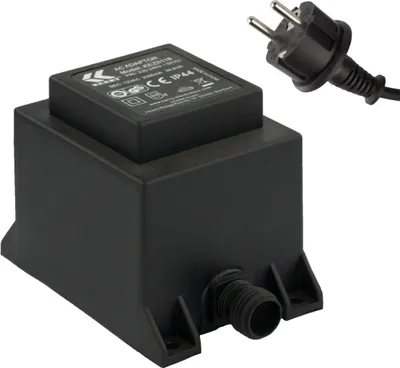 Produktbild von Netzteil 39,6 Watt IP44 | LED-Trafo | Transformator 230V auf 12V | Netzkabel 2-Pin-Stecker | Netzstecker 2 Polig | 12V Adapter | Netzadapter
