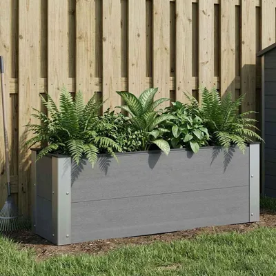 Image de Maison Exclusive - Potager surélevé gris 100 x 30 x 36 cm