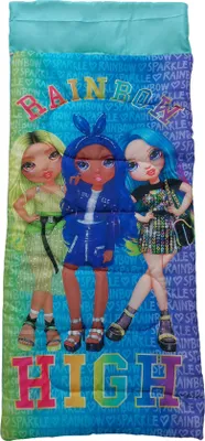 Produktbild von Bunter Rainbow High Schlafsack Bequeme Schlafrolle Bettrolle 70 x 165 cm für zu Hause und unterwegs