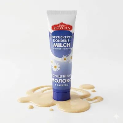 Produktbild von DOVGAN Gezuckerte Kondensmilch in Tube 150g