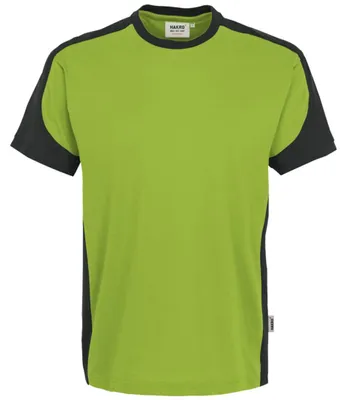 Produktbild von Hakro T-Shirt-Contrast Performance - Kiwi/Anthrazit - Größe M