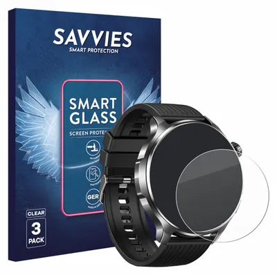 Produktbild von 3x Savvies Schutzglas Folie für SLOKSFil I136 1.52" 9H Panzer Schutzfolie Glas Displayschutz klar transparent