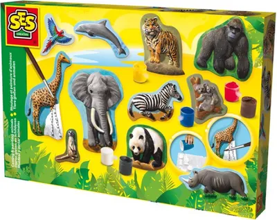 Produktbild von SES Creative Relief gieen Wilde Tiere