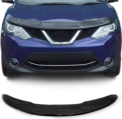 Produktbild von Motorhaube Deflektor Insektenschutz für Nissan Qashqai J11 2014-2017 Dunkel