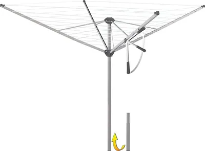 Immagine prodotto di JUWEL Wäschespinne Novastar 500 Compact 4-5 Ladungen Alurohr 50mm Wäschetrockner