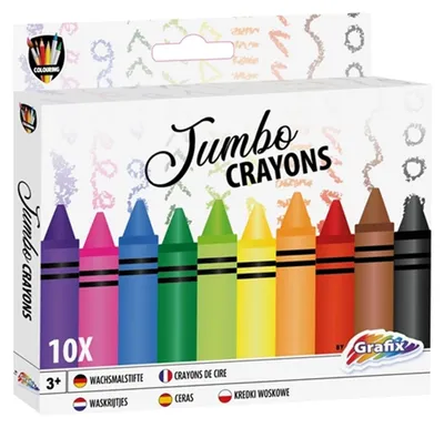 Produktbild von Kreative Handwerksgruppe Jumbo Krijtjes Künstler, 10st.