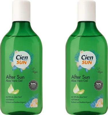 Produktbild von Cien Sun After Sun Aloe Vera Gel 250 ml – kühlend & beruhigend 2 Stück