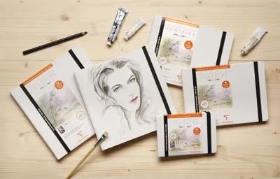 Produktbild von Clairefontaine 975442C, Kunstpapier, 300 g/m², 24 Blätter