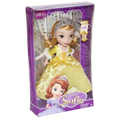Produktbild von Mattel BLX29 BDH66 Disney Sofia Puppe Prinzessin Amber Kleid Ankleidepuppe, Modell / Charakter:Princess Amber