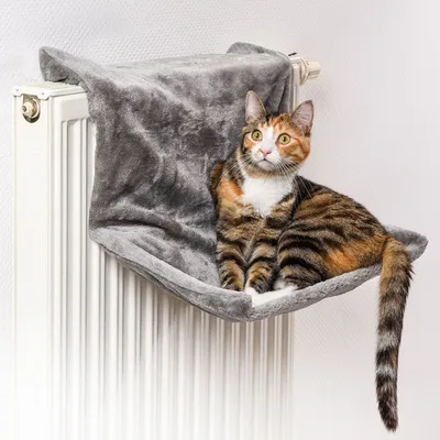Produktbild von Liegemulde für Katzen in grau ca. 45x26x31 cm
