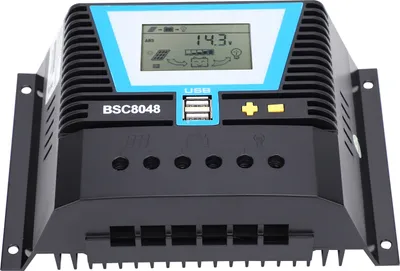 Obrázok produktu pre Solárny regulátor pre rôzne batérie BSC8048 80A 12V/24V/36V/48V Regulácia nabíjania