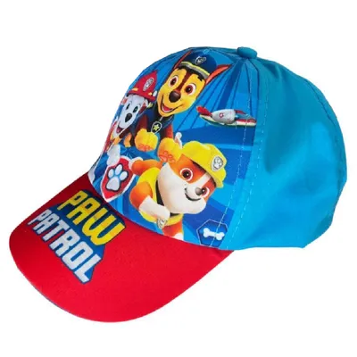 Produktbild von Paw Patrol Hunde Patrouille Cap Basecap Mütze Kinder Kappe Schirmmütze (50, hellblau)