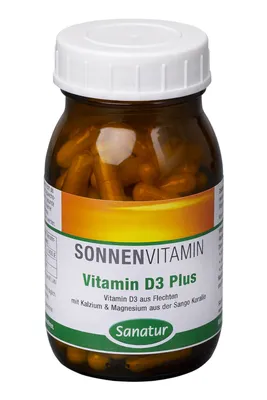 Produktbild von Sanatur Vitamin D3 Plus 90 Kapseln