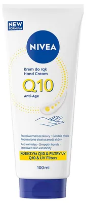 Produktbild von NIVEA Q10 Anti-Falten Handcreme LSF 6 Feuchtigkeitsspendend 48h 100ml