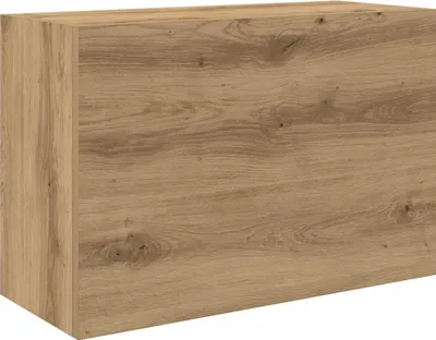 A close-up, studio shot of a wooden cabinet.