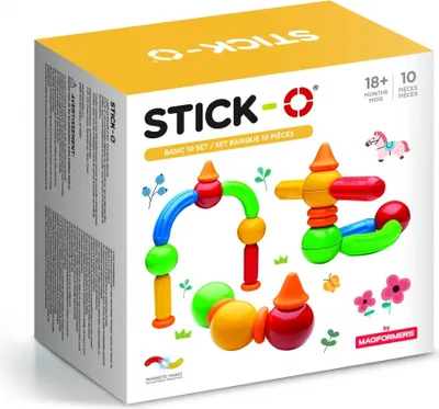 Produktbild von MAGFORMERS Magnetische Blöcke Stick-O 901 001 Grundelemente 10